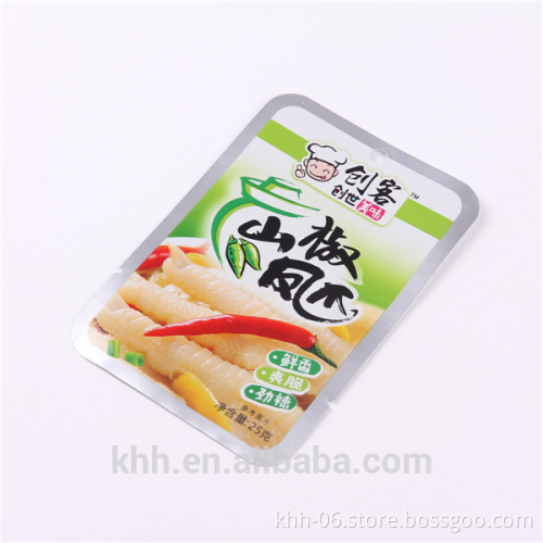 Food safe Laminated material vacuum bag nylon plastic snack food packaging bag